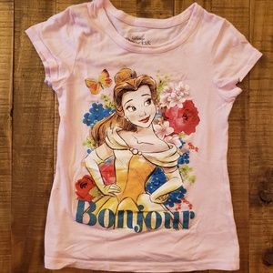 Disney girls belle tshirt size 6
